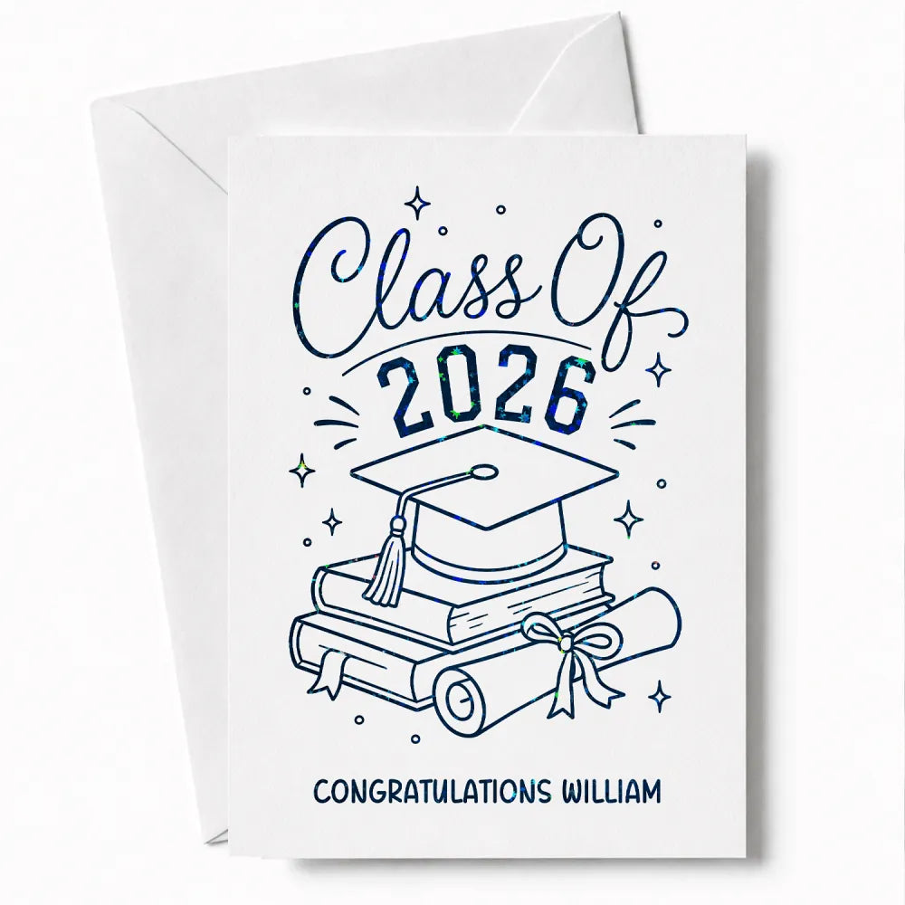 Printarelle foil scratch card gift for Leaving Cert student